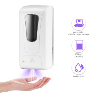Dispenser spray automat cu senzor si lampa UV pentru dezinfectant lichid 1 Litru