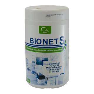 BIONET S - Servetele dezinfectante suprafete