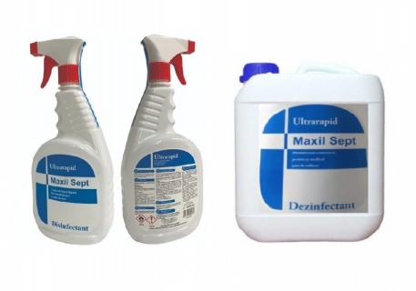 MAXIL SEPT ULTRARAPID - Dezinfectant suprafete pe baza de alcool