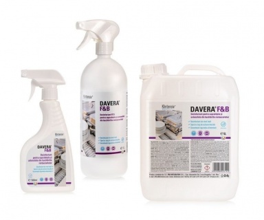 DAVERA® F&B RTU  - Dezinfectant suprafete gata de utilizare fara clatire