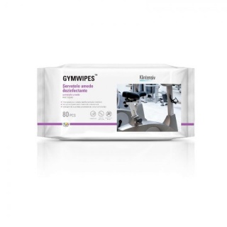 GYMWIPES™ – Servetele umede dezinfectante, 80 buc/pachet