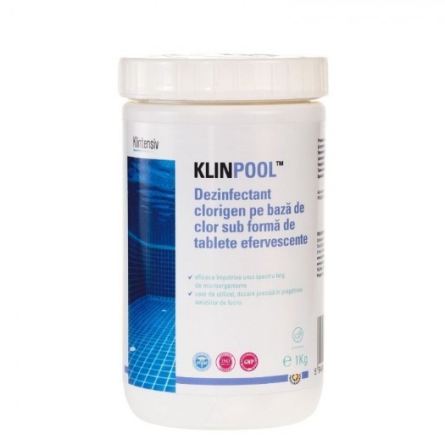 KLINPOOL™ – Dezinfectant clorigen (pe baza de clor) sub forma de tablete efervescente