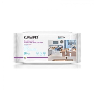 KLINWIPES™ – Servetele umede dezinfectante pentru suprafete, 80 buc/pachet
