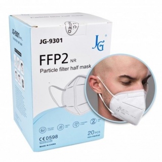 Masca Protectie FFP2 5 Straturi Alba 20buc/set